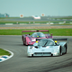 A C291 ahead of the soon-to-be-orphaned Jaguar XJR-14. Photo Credit: Daimler